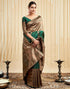 Vasthrlay Womens Banarasi Jacquard Sky Blue Saree
