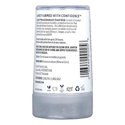 Crystal Body Deodorant Travel Stick For Women