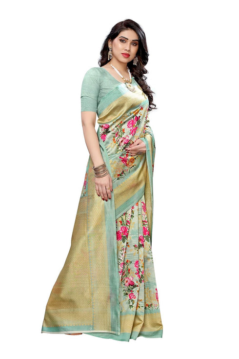 Vasthrlay Blouse Piece Air Grey Ethnic Wear