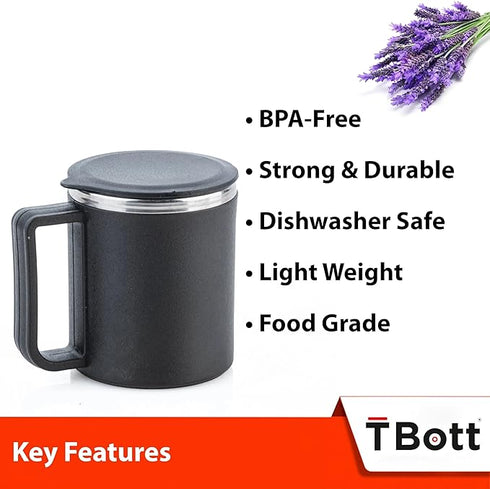 Stainless Steel Tea Cup | Coffee Mug 200 ml (Pack of 6)