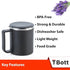 Stainless Steel Tea Cup | Coffee Mug 200 ml (Pack of 6)