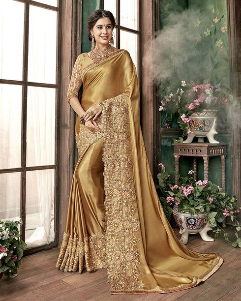 Vasthrlay Lycra Malai Embroidery Ethnic Wear