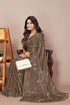 Vasthrlay Fashion Georgette Geometric Dusty Ethnic Wear