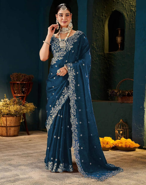 Vasthrlay Embroidered Traditional Embellished Applique Bollywood