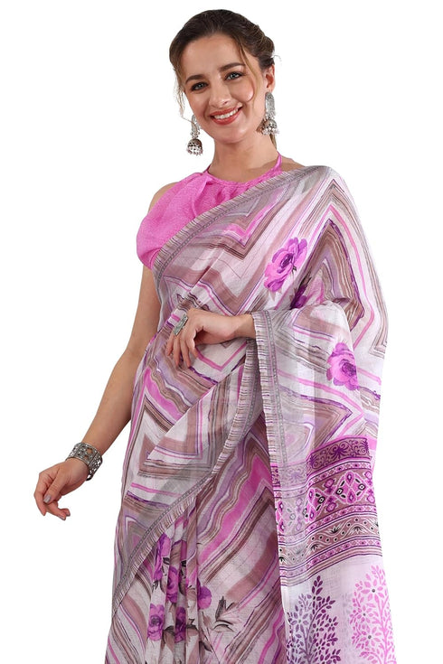 Vasthrlay Fashion Chevron Printed Ethnic Wear