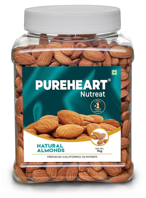 Pureheart Nutreat Natural Almonds Premium California Almond Nuts/Dry Fruit
