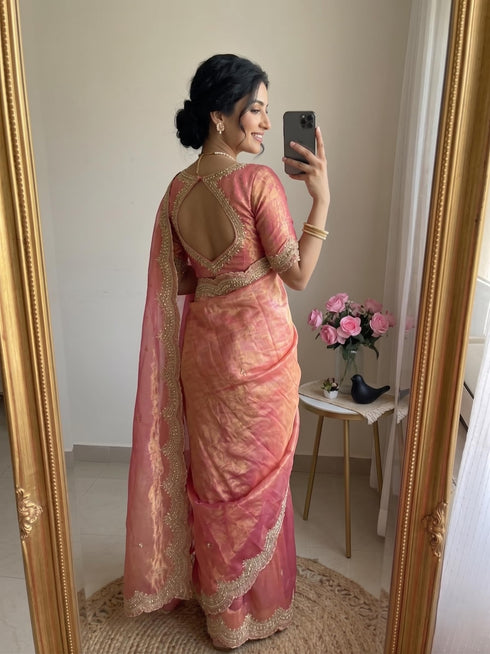 Vasthrlay Embroidery Saree