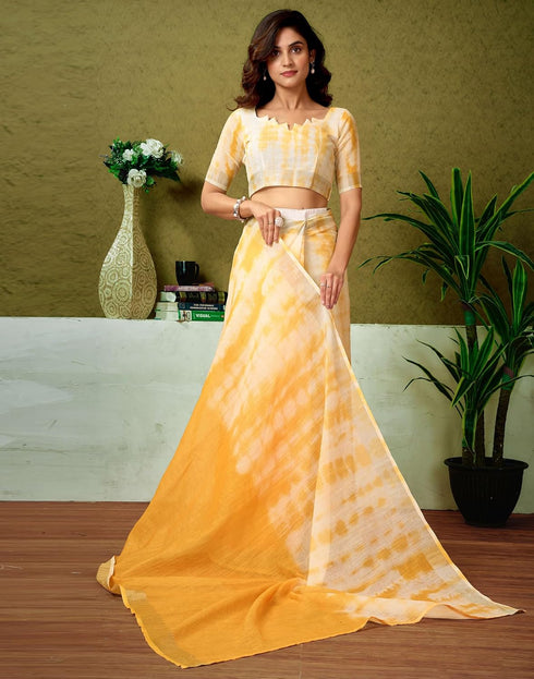 Vasthrlay Womens Cotton Printed Pink Saree