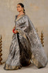 Vasthrlay Fashion Paisley Printed Grey Ethnic Wear