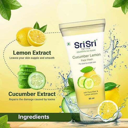 Sri Sri Tattva Cucumber & Lemon Face Wash