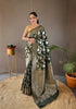 Vasthrlay Banarasi Unstitched Saree