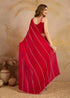 Vasthrlay Siroski Unstitched Morpeach Ethnic Wear