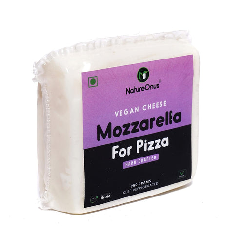 NatureOnus Vegan Mozzarella Cheese for Pizza Block