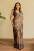 Vasthrlay Fashion Chiffon Georgette Beige Ethnic Wear