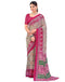 Vasthrlay Georgette Bandhani Unstitched Grey Saree