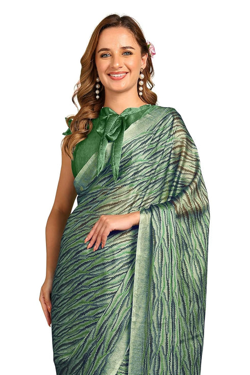 Vasthrlay Fashion Chiffon Printed Ethnic Wear