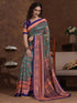 Vasthrlay Georgette Light Turquoise Saree