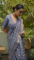 Vasthrlay Fashion Handloom Printed Dusty Ethnic Wear
