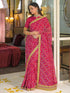 Vasthrlay Georgette Bandhani Multi Saree