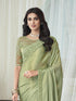 Vasthrlay Chiffon Embroidery Unstitched Purple Ethnic Wear