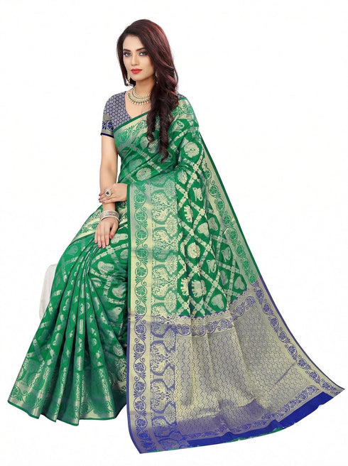 Vasthrlay Banarasi Unstiched Ethnic Wear
