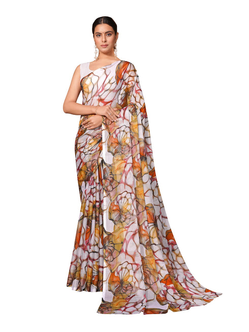 Vasthrlay Chiffon Floral Saree