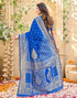 Vasthrlay Womens Weaving Unstitched Cream Saree
