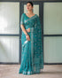 Vasthrlay Floral Printed Tassels Saree