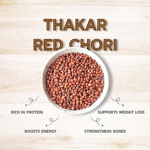 Thakar Unpolished Red Chori (Cow Peas)