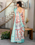 Vasthrlay Womens Printed Unstitched Beige Saree