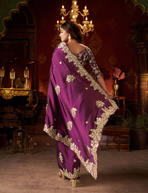 Vasthrlay Embroidery Saree