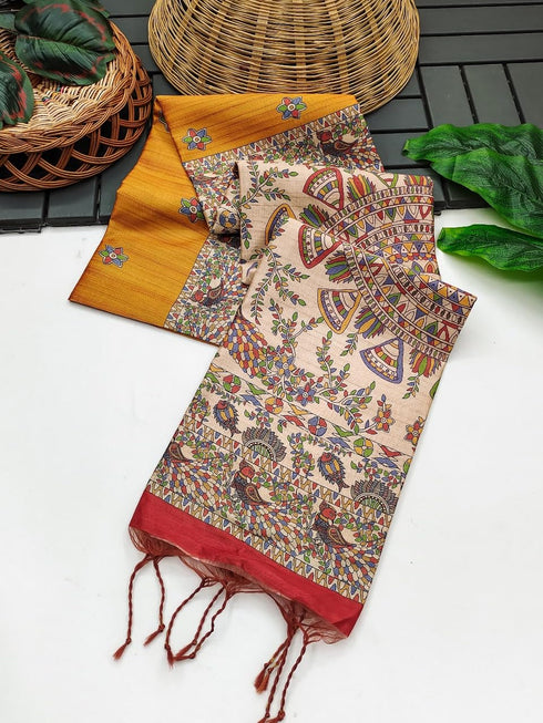 Vasthrlay Madhubani Kalamkari Traditional