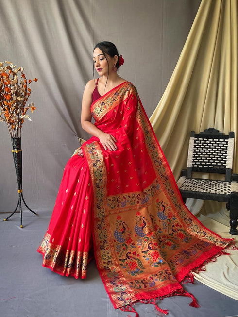 Vasthrlay Paithani Kanjivaram Sarees Ethnic Wear
