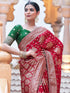 Vasthrlay Banarasi Jacquard Deep Saree