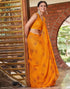 Vasthrlay Bandhani Printed Unstitched Yellow Saree