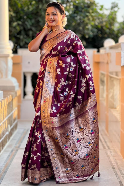 Vasthrlay Kanjivaram Handloom Golden Ethnic Wear