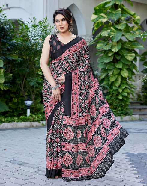 Vasthrlay Abstract Pattern Printed Az Ys Pratika Ethnic Wear