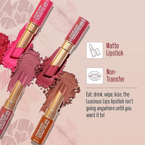 Colors Queen Luscious Lips Non-Transfer Lipstick – 25 Matte Shades