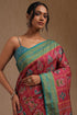 Vasthrlay Pink Pochampally Saree