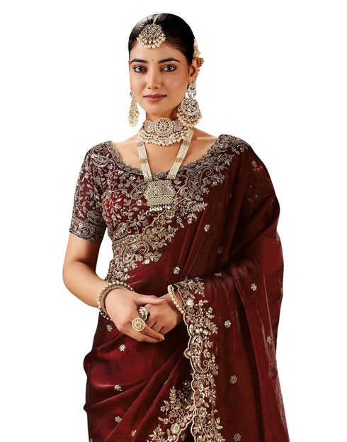 Vasthrlay Embroidered Traditional Embellished Applique Bollywood