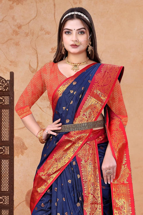 Vasthrlay Paishvai Maharashtrian Contrast Traditional