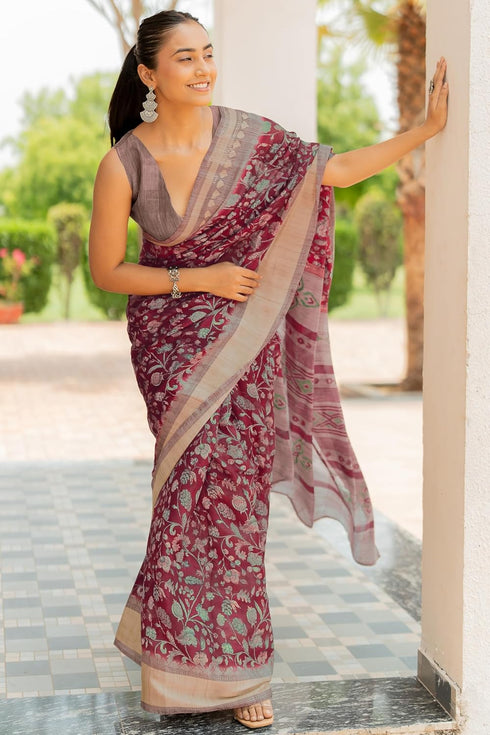 Vasthrlay Fashion Kalamkari Printed Ethnic Wear