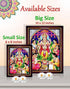 Pavan Photo Laminations Lord Satyanarayana Swamy Bhagwan Satyanarayan Wall Painting Frame