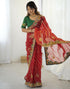 Vasthrlay Georgette Embroidery Unstitched Pink Saree