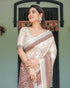 Vasthrlay Floral Printed Tassels Saree