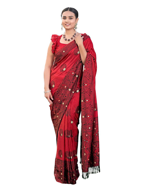 Vasthrlay Trendy Banarasi Jacquard Blouse