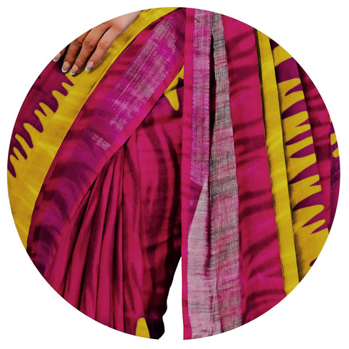 Vasthrlay Fashion Cotton Printed Dusty Ethnic Wear