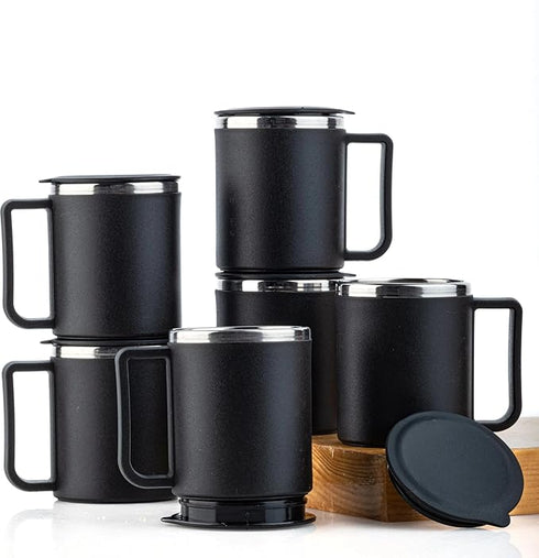Stainless Steel Tea Cup | Coffee Mug 200 ml (Pack of 6)