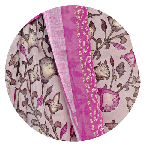 Vasthrlay Fashion Kalamkari Printed Ethnic Wear
