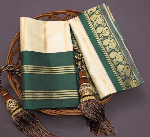 Vasthrlay Kanchipuram Kanjivaram Traditional Unstitched